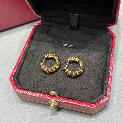 [Amore Jewelry]CLASH MINI HOOP EARRINGS