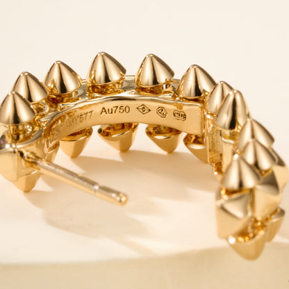 [Amore Jewelry]CLASH MINI HOOP EARRINGS