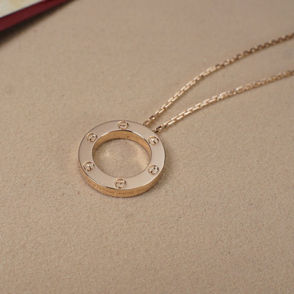 [Amore Jewelry]LOVE NECKLACE 16MM
