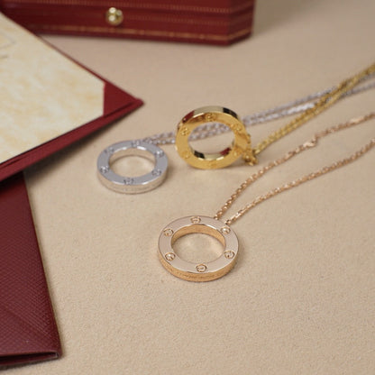 [Amore Jewelry]LOVE NECKLACE 16MM