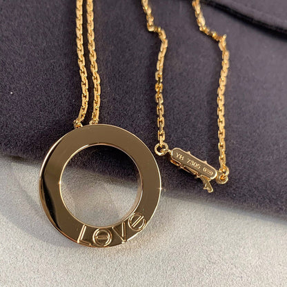 [Amore Jewelry]LOVE NECKLACE 16MM 3 DIAMONDS