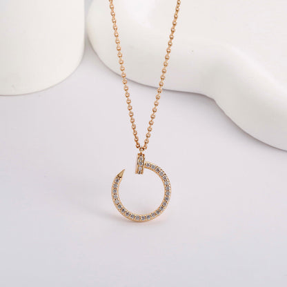 [Amore Jewelry]JUSTE NECKLACE FULL DIAMOND