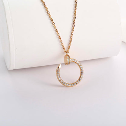 [Amore Jewelry]JUSTE NECKLACE FULL DIAMOND