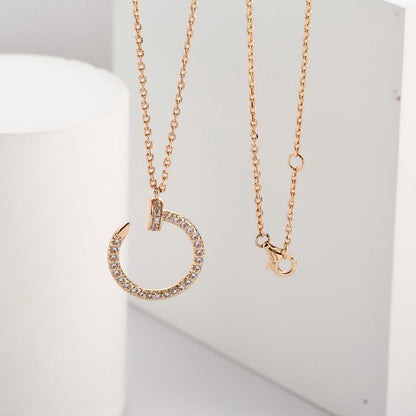 [Amore Jewelry]JUSTE NECKLACE FULL DIAMOND
