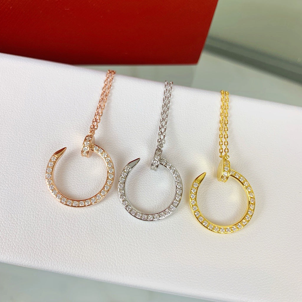 [Amore Jewelry]JUSTE NECKLACE FULL DIAMOND