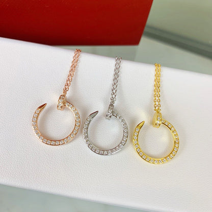 [Amore Jewelry]JUSTE NECKLACE FULL DIAMOND