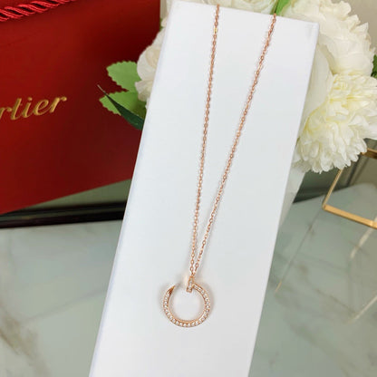 [Amore Jewelry]JUSTE NECKLACE FULL DIAMOND