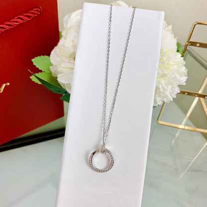 [Amore Jewelry]JUSTE NECKLACE FULL DIAMOND
