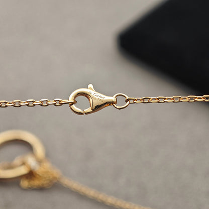 [Amore Jewelry]JUSTE NECKLACE HALF DIAMOND