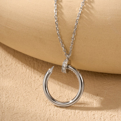 [Amore Jewelry]JUSTE NECKLACE HALF DIAMOND
