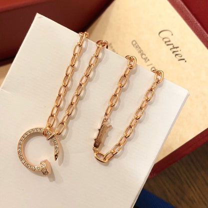 [Amore Jewelry]JUSTE NECKLACE FULL DIAMONDS