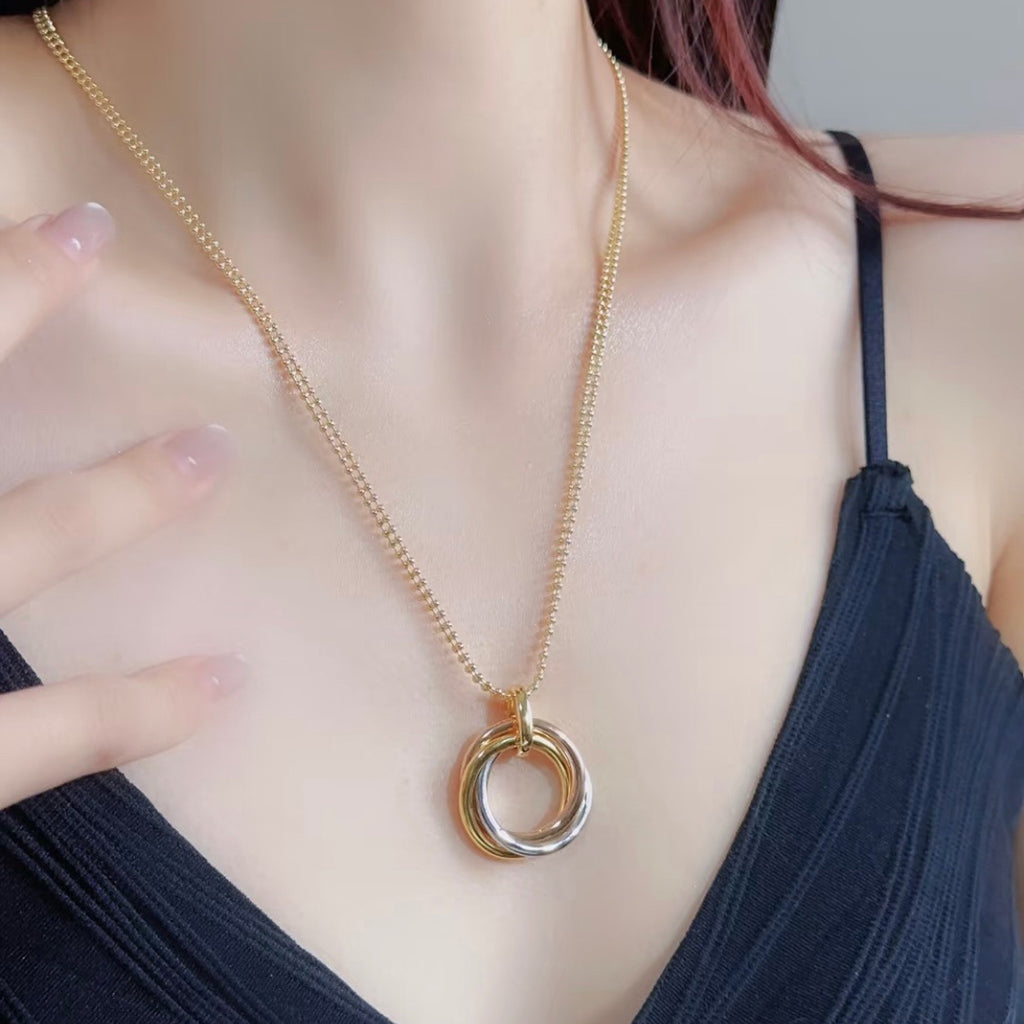[Amore Jewelry]TRINITY LARGE NECKLACE