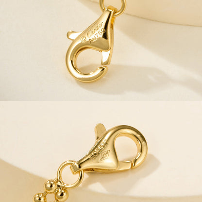 [Amore Jewelry]TRINITY LARGE FULL DIAMOND  NECKLACE