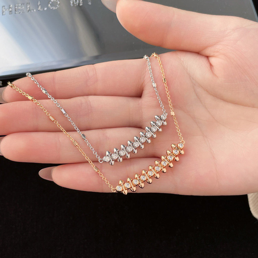 [Amore Jewelry]CLASH  MEDIUM DIAMOND NECKLACE