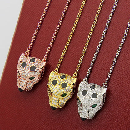 [Amore Jewelry]PANTHERE FULL DIAMOND NECKLACE