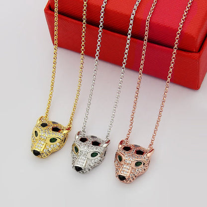 [Amore Jewelry]PANTHERE FULL DIAMOND NECKLACE
