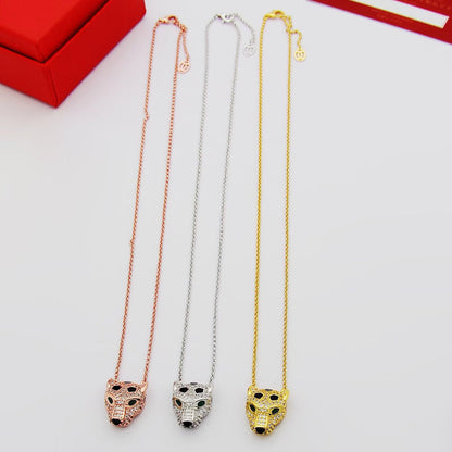 [Amore Jewelry]PANTHERE FULL DIAMOND NECKLACE
