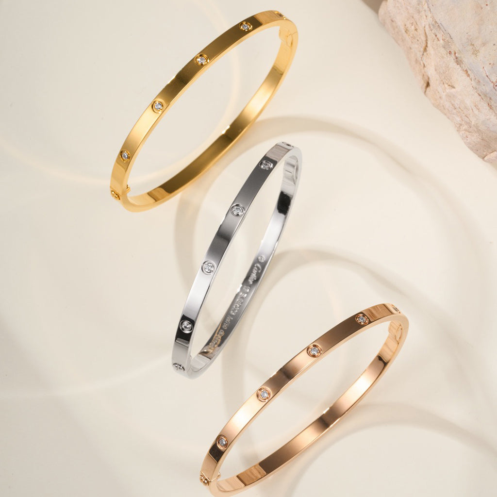 [Amore Jewelry]LOVE BRACELET 3.65MM 10 DIAMONDS