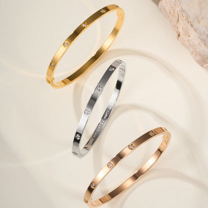 [Amore Jewelry]LOVE BRACELET 3.65MM 10 DIAMONDS