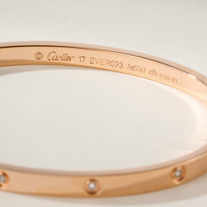 [Amore Jewelry]LOVE BRACELET 3.65MM 10 DIAMONDS