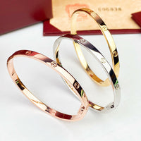[Amore Jewelry]LOVE BRACELET 3.65MM NO DIAMONDS
