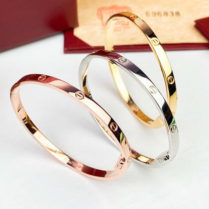 [Amore Jewelry]LOVE BRACELET 3.65MM NO DIAMONDS