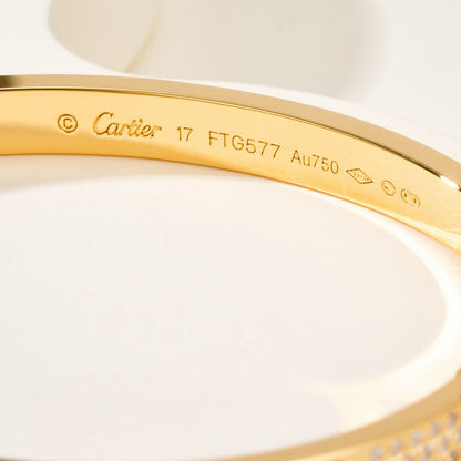 [Amore Jewelry]LOVE BRACELET 4.8MM DIAMOND-PAVED