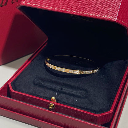 [Amore Jewelry]LOVE BRACELET 3.65MM DIAMOND-PAVED