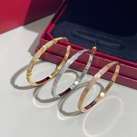 [Amore Jewelry]LOVE BRACELET 3.65MM DIAMOND-PAVED