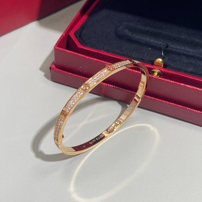 [Amore Jewelry]LOVE BRACELET 3.65MM DIAMOND-PAVED