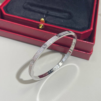 [Amore Jewelry]LOVE BRACELET 3.65MM DIAMOND-PAVED
