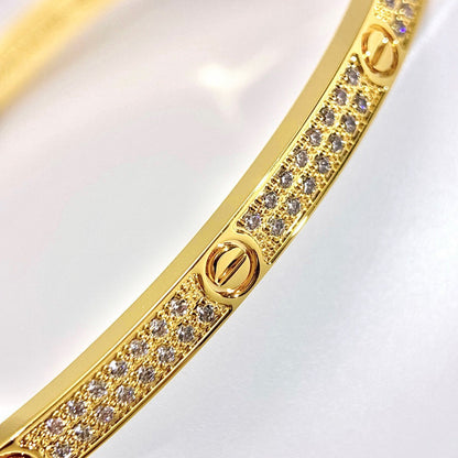 [Amore Jewelry]LOVE BRACELET 3.65MM DIAMOND-PAVED