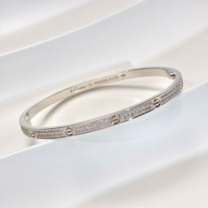 [Amore Jewelry]LOVE BRACELET 3.65MM DIAMOND-PAVED
