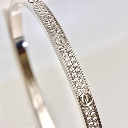 [Amore Jewelry]LOVE BRACELET 3.65MM DIAMOND-PAVED