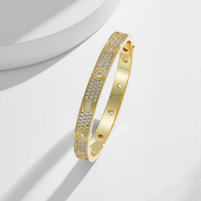 [Amore Jewelry]LOVE BRACELET 6.1MM DIAMOND-PAVED 10 BIG DIAMONDS