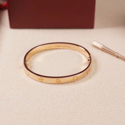 [Amore Jewelry]LOVE BRACELET 6.1MM NO DIAMONDS