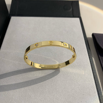 [Amore Jewelry]LOVE BRACELET 6.1MM 4 DIAMONDS