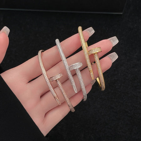 [Amore Jewelry]JUSTE BRACELET 3.5MM ALL DIAMONDS