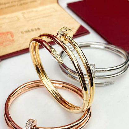 [Amore Jewelry]JUSTE BRACELET 3.5MM DOUBLE ROW DIAMOND