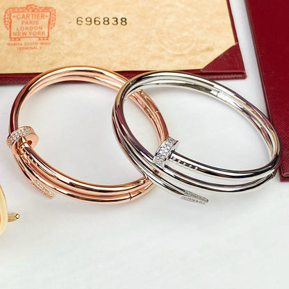 [Amore Jewelry]JUSTE BRACELET 3.5MM DOUBLE ROW DIAMOND