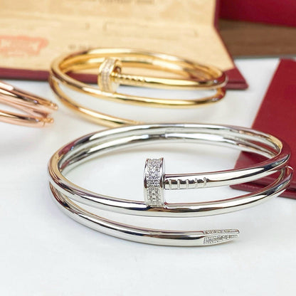 [Amore Jewelry]JUSTE BRACELET 3.5MM DOUBLE ROW DIAMOND