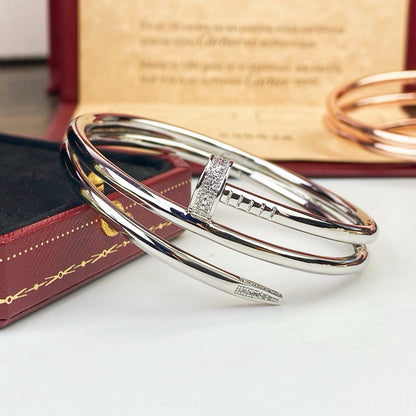 [Amore Jewelry]JUSTE BRACELET 3.5MM DOUBLE ROW DIAMOND