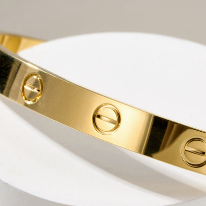 [Amore Jewelry]LOVE BRACELET 6.1MM OPEN CUFF