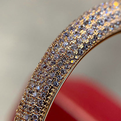 [Amore Jewelry]PANTHERE HALF DIAMOND OPEN BRACELET