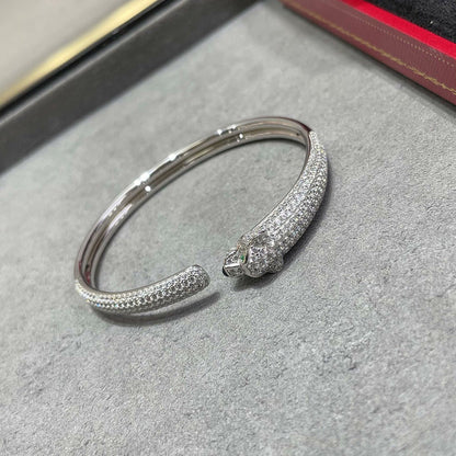[Amore Jewelry]PANTHERE FULL DIAMOND OPEN BRACELET