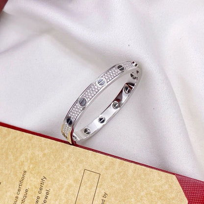 [Amore Jewelry]LOVE BRACELET 6.1MM DIAMOND-PAVED CERAMIC