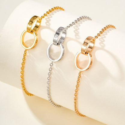[Amore Jewelry]LOVE BRACELET DOUBLE RING