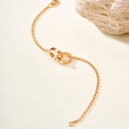 [Amore Jewelry]LOVE BRACELET DOUBLE RING