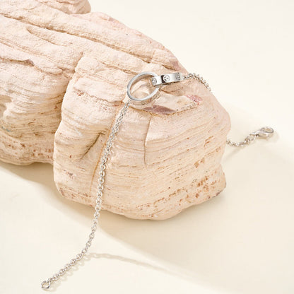 [Amore Jewelry]LOVE BRACELET DOUBLE RING