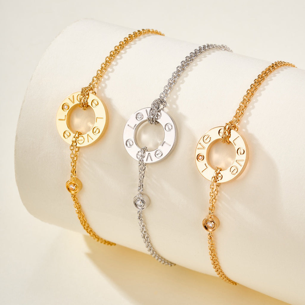 [Amore Jewelry]LOVE BRACELET 2 DIAMOND